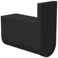 Крючок Knotlor Bliss RH102BL для ванны, черный матовый