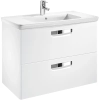Тумба белый матовый 57,7 см 2 ящика Roca The Gap ZRU9302734