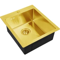 Кухонная мойка Zorg SZR-4551 BRONZE 45x51 см, бронза