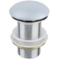 Донный клапан для раковины Bronze De Luxe 1001MH без перелива, жемчужный матовый