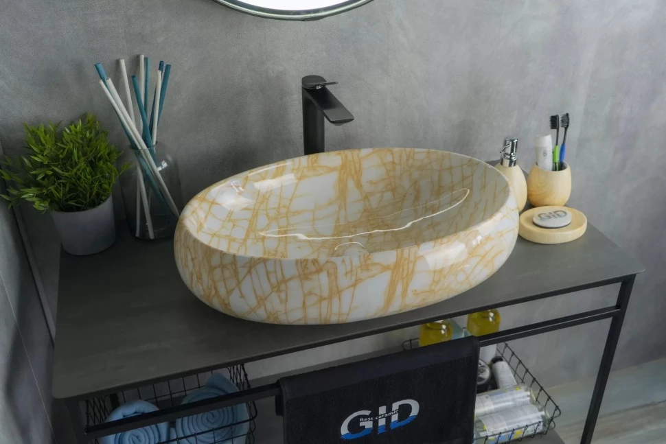 

Раковина 59x40 см GID Stone Edition Mnc167