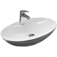 Раковина-чаша CeramaLux 9438 65x43 см, накладная, белый 