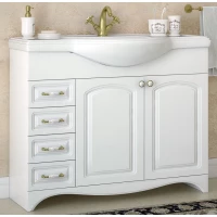 Тумба белый глянец 101,5 см Corozo Классика SD-00000315