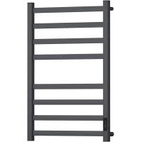Полотенцесушитель электрический Point Меркурий П8 PN83858GR 800x530, диммер правый, графит матовый