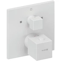 Термостат для ванны Kludi Decus 548105375 встраиваемый, белый матовый