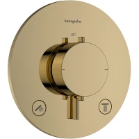 Термостат для ванны Hansgrohe Ecostat Comfort S 33715990 встраиваемый, золотой