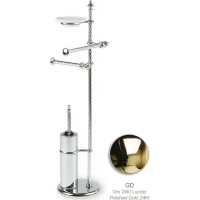 Комплект для туалета Stil Haus Giunone G697(16) напольный, золотой