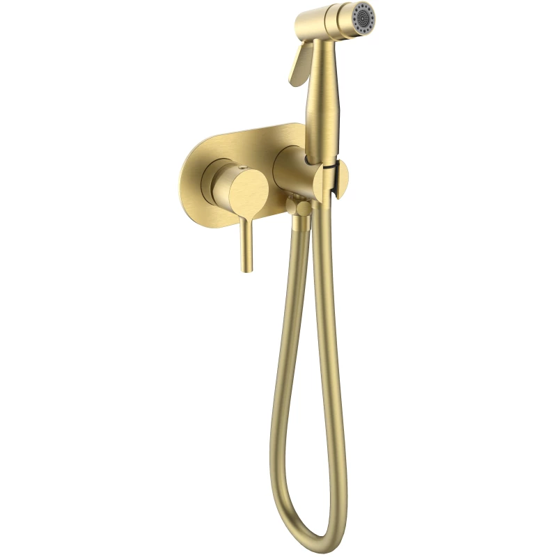 Гигиенический душ Raglo R20.52.03 со смесителем, золотой матовый