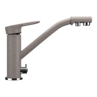 Смеситель для кухни с подключением к фильтру Ulgran песочный U-010-302
