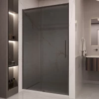 Душевая дверь Vincea Stella VDS-1ST120CGB 120 см, профиль черный матовый, стекло тонированное