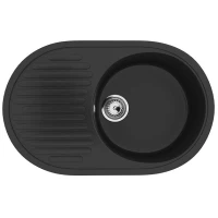Кухонная мойка Ulgran ультра-черный U-107-344