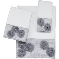 Полотенце банное 127x69 см Avanti Illusion 035461WHT