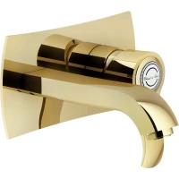 Смеситель для раковины Nobili Sofi SI98198GDP встраиваемый, без донного клапана, золотой