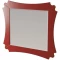 Зеркало 98x85,9 см красный матовый Caprigo Bourget 11031-B014 - 1