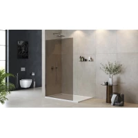 Неподвижная перегородка 120 см Cezares LIBERTA-L-1-TB-120-BR-Cr бронза