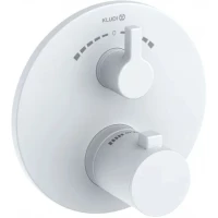 Термостат для ванны Kludi Nova Fonte Puristic 208105315 встраиваемый, белый матовый