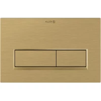 Кнопка смыва Kludi Unifix 32PP01N0 для инсталляции, золотой матовый