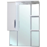 Зеркальный шкаф 75x100 см белый глянец L Bellezza Лагуна 4612112002016