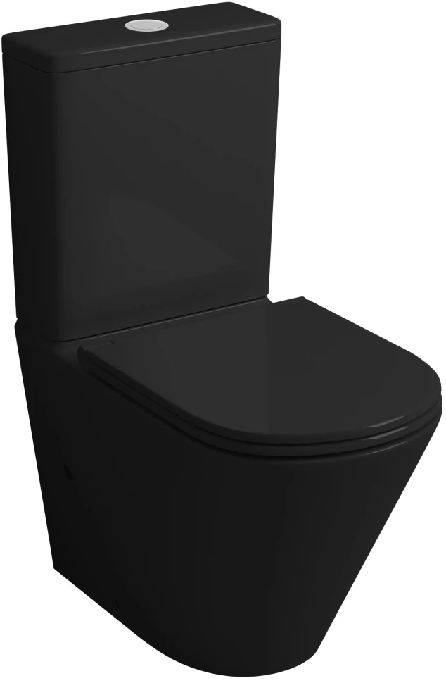 Унитаз-компакт безободковый с сиденьем микролифт Grossman GR-4450BMS - фото 1
