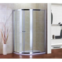 Душевой уголок Cezares Pratico 120x80 см прозрачное стекло PRATICO-RH-2-120/80-C-Cr