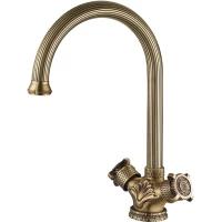 Смеситель для кухни Zorg Antic A 2005K-BR бронза