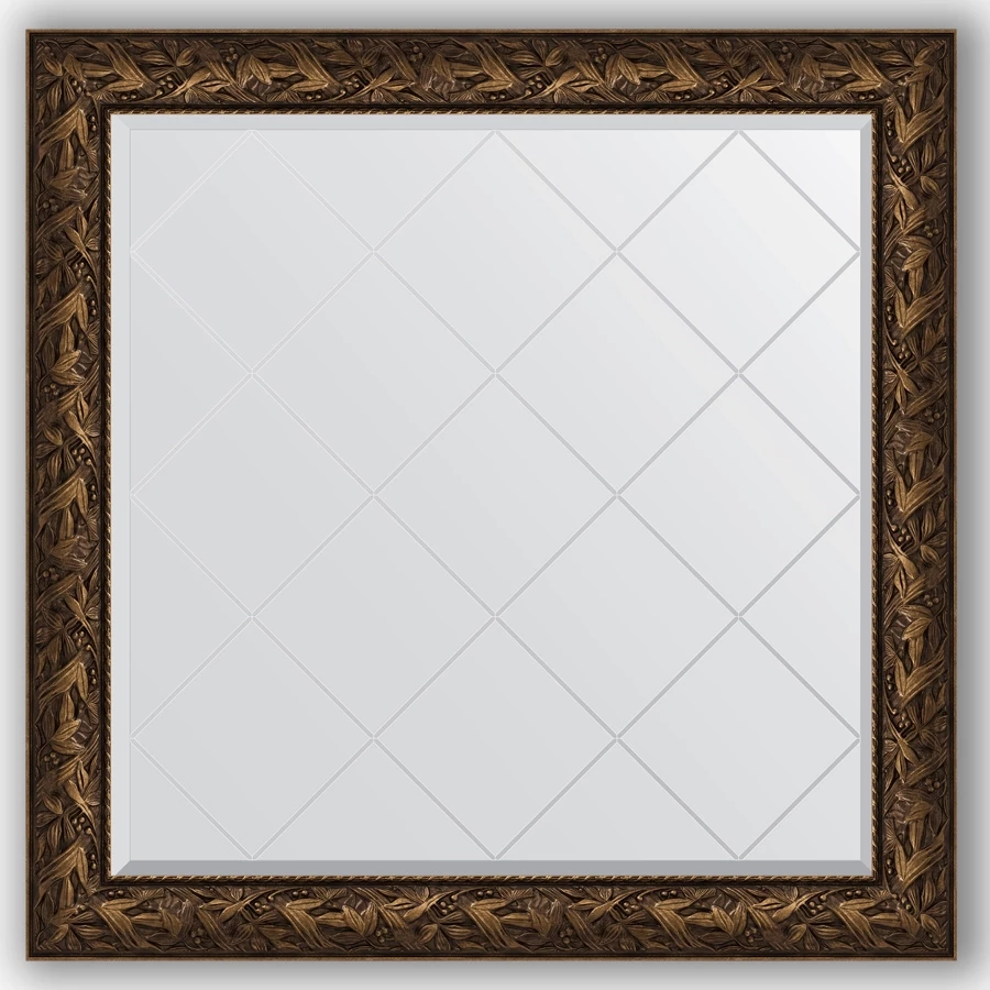 Зеркало 109x109 см византия бронза Evoform Exclusive-G BY 4459