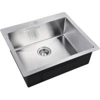 Кухонная мойка Zorg R 5951 59x51 см, нержавеющая сталь 