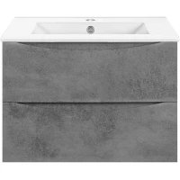 Тумба под раковину Vincea Mia Slim VMC-2MC600S1BT 60,5 см, подвесная, бетон