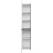 Пенал Brevita Balaton BAL-05035-48-2Л подвесной L, белый матовый/серый матовый - 3