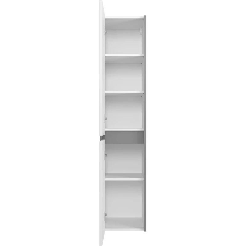 Пенал Brevita Balaton BAL-05035-48-2Л подвесной L, белый матовый/серый матовый