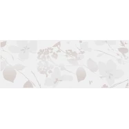 Керамическая плитка Kerama Marazzi Декор Вилланелла Цветы белый 15x40 MLD\A67\15000