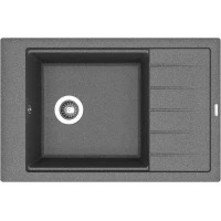 Кухонная мойка Florentina Липси 780Р 20.275.D0780.102 78x51 см, черный