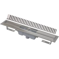 Душевой трап (лоток) AlcaPlast APZ1001 Line APZ1001-950 + LINE-950L 94,4 см, с решеткой, перфорированный, хром
