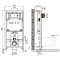 Комплект подвесной унитаз Art&Max Techno AM9310CHR/SC + система инсталляции Jacob Delafon E29025-NF + E29027-CP - 6