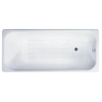 Ванна чугунная Delice Aurora DLR230617-AS 140x70 см, с антискользящим покрытием, белый