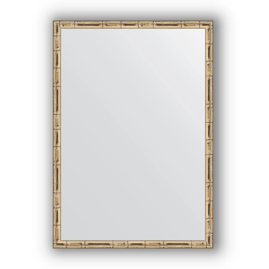 Зеркало 47x67 см серебряный бамбук Evoform Definite BY 0625 зеркало 83x163 см вензель серебряный evoform definite by 3352