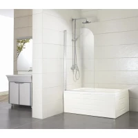 Шторка для ванны 70 см Bravat Alfa BG070.5110A-1 прозрачное