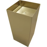 Раковина Abber Wasser Kreis AF2413MG 39,6x39,6 см, напольная, золотой матовый