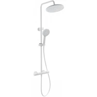 Душевая система Wonzon & Woghand Inn 1 WW-B3013-T1-MW 255 мм, с термостатом, белый матовый