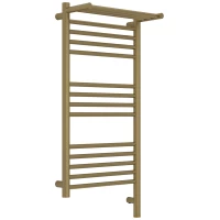 Полотенцесушитель электрический Сунержа Богема с полкой 3.1 32-6007-8040 800x400, МЭМ правый, золотой шелк