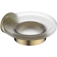 Мыльница Abber Pol 316 AA1958BG настенная, золотой матовый