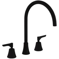 Смеситель для раковины Ramon Soler Adagio 914202MLNM без донного клапана, черный матовый