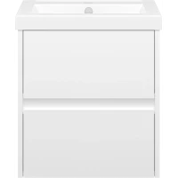 Тумба белый глянец 48 см Misty Алиса Э-Али01050-011П2Я