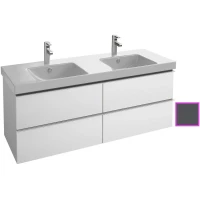 Тумба серый антрацит глянец 136,6 см Jacob Delafon Odeon Up EB997-442