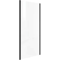 Боковая стенка Good Door Lite SP-70-C-B ЛТ00018 70 см, профиль черный матовый, стекло прозрачное