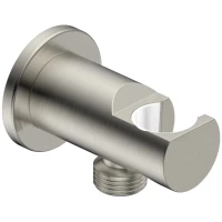 Подключение для душевого шланга с держателем AQUAme Siena AQM8714BN никель матовый