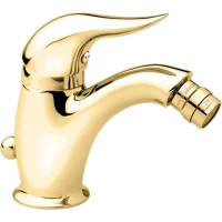 Смеситель для биде Emmevi Duka 44004/OR с донным клапаном, золотой