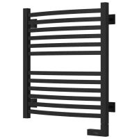 Полотенцесушитель электрический 600x500 черный матовый МЭМ правый Сунержа Аркус 2.0 31-5605-6050