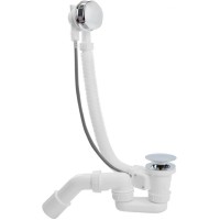 Слив-перелив для ванны Grocenberg GB240W полуавтомат, белый