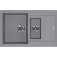 Кухонная мойка KuchenStern a-Granit Plat 60-2 207TN20 78x50 см, титан